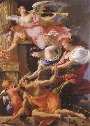 Simon Vouet Saturn, Conquered by Amor, Venus and Hope china oil painting reproduction